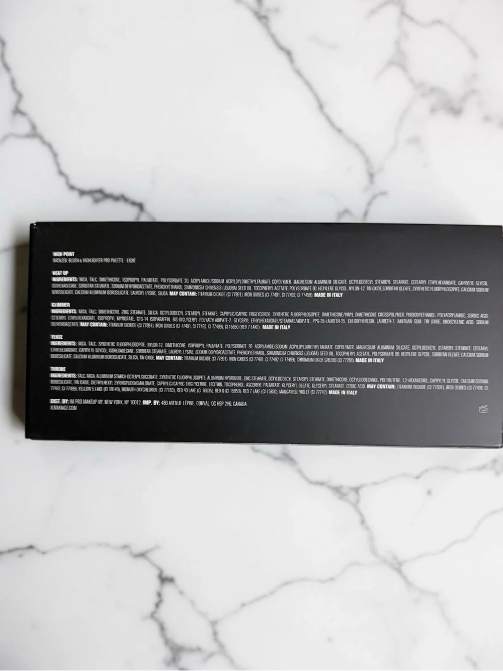 IL MAKIAGE High Point Bronzer, Blush & Highlighter Palette - Light